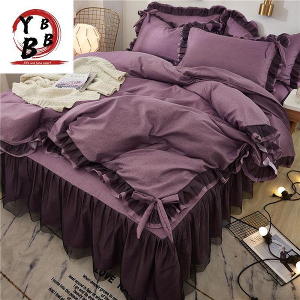 bedding sets purple lace set twin full king bedspread princess duvet cover pillowcase girls bed skirt solid bedclothes
bedding sets purple lace set twin full king bedspread princess duvet cover pillowcase girls bed skirt solid bedclothes