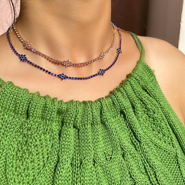 chains multicolor bling rhinestones tennis chain necklace for women trendy colorful crystal flower choker necklaces statement jewelry, Silver
chains multicolor bling rhinestones tennis chain necklace for women trendy colorful crystal flower choker necklaces statement jewelry, Silver