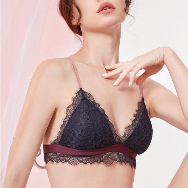 women bras lace bralette lingerie backless bra girls underwear retro ultrathin brassiere seamless intimates #f, Red;black
women bras lace bralette lingerie backless bra girls underwear retro ultrathin brassiere seamless intimates #f, Red;black