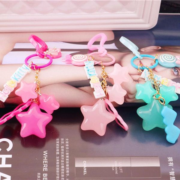 keychains jelly color acrylic star keychain cute glass lollipop pendant key chain resin keyring jewelry lovely bag charm for girls gift, Silver
keychains jelly color acrylic star keychain cute glass lollipop pendant key chain resin keyring jewelry lovely bag charm for girls gift, Silver