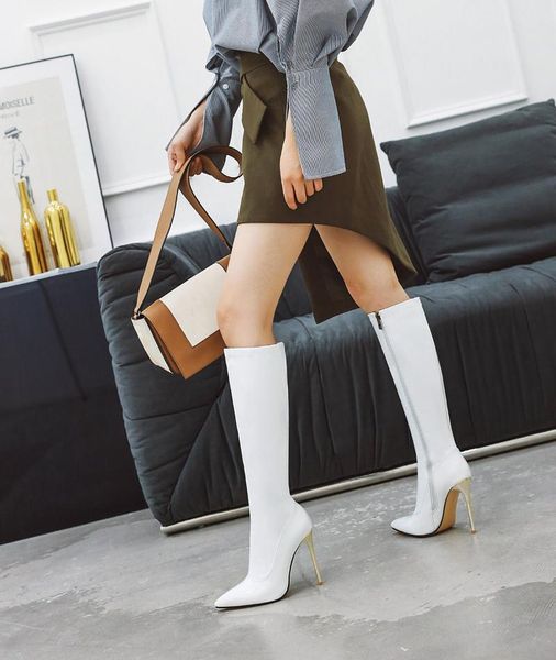 2021high heels knee-high boots women stretch mirror leather thigh high boots ladies autumn winter long shoes, Black
2021high heels knee-high boots women stretch mirror leather thigh high boots ladies autumn winter long shoes, Black
