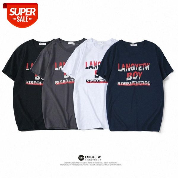 short-sleeved t-shirt men's loose cotton round neck youth trend letter printed blood shirt summer #fs7q, White;black
short-sleeved t-shirt men's loose cotton round neck youth trend letter printed blood shirt summer #fs7q, White;black
