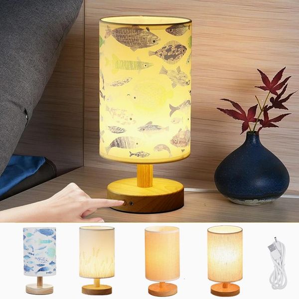 nordic solid wood led table lamp portable printing usb fabric bedroom bedside night light kids room decor
nordic solid wood led table lamp portable printing usb fabric bedroom bedside night light kids room decor