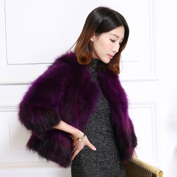 women fall real short winter raccoon dog skin genuine fine woman coat outerwear casual ladies three-quarters y16 coats 71xz, Black
women fall real short winter raccoon dog skin genuine fine woman coat outerwear casual ladies three-quarters y16 coats 71xz, Black