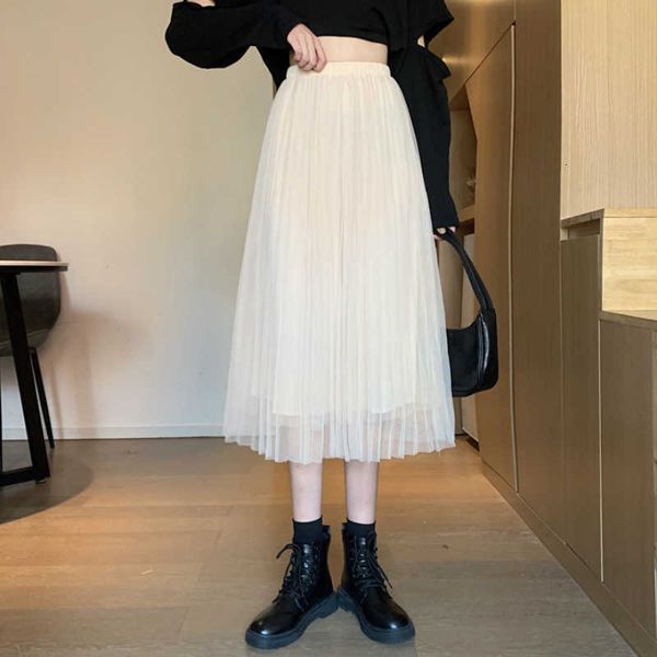 skirts mesh autumn winter high waist slim temperament mid-length korean style women's skirt 9rf0, Black
skirts mesh autumn winter high waist slim temperament mid-length korean style women's skirt 9rf0, Black