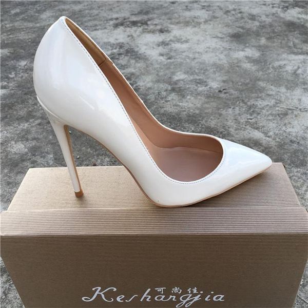 dress shoes 2021 fashion white patent leather poined toe stiletto heel high shoe pump high-heeled, Black 
dress shoes 2021 fashion white patent leather poined toe stiletto heel high shoe pump high-heeled, Black