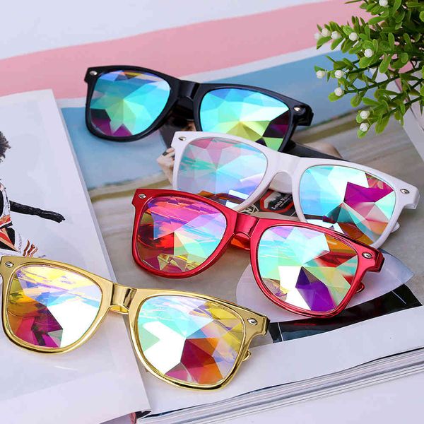 designer sunglasses samjune kaleidoscope glasses rave festival party edm diffracted lens luxury sunglasses lunette de soleil femme lentes, White;black
designer sunglasses samjune kaleidoscope glasses rave festival party edm diffracted lens luxury sunglasses lunette de soleil femme lentes, White;black