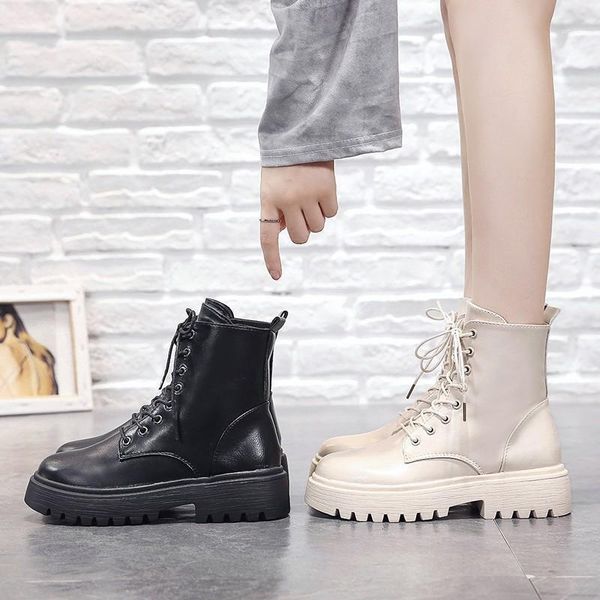 boots 2021 woman ankle low-heeled shoes women lace up winter autumn fashion short footwear size 35-401, Black
boots 2021 woman ankle low-heeled shoes women lace up winter autumn fashion short footwear size 35-401, Black