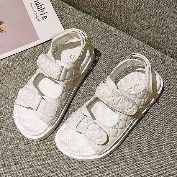 women shoes fashion summer women's sandals 2021 female ins comfort flat heel network plaid flats rome sandal hook &loop shoes, Black
women shoes fashion summer women's sandals 2021 female ins comfort flat heel network plaid flats rome sandal hook &loop shoes, Black