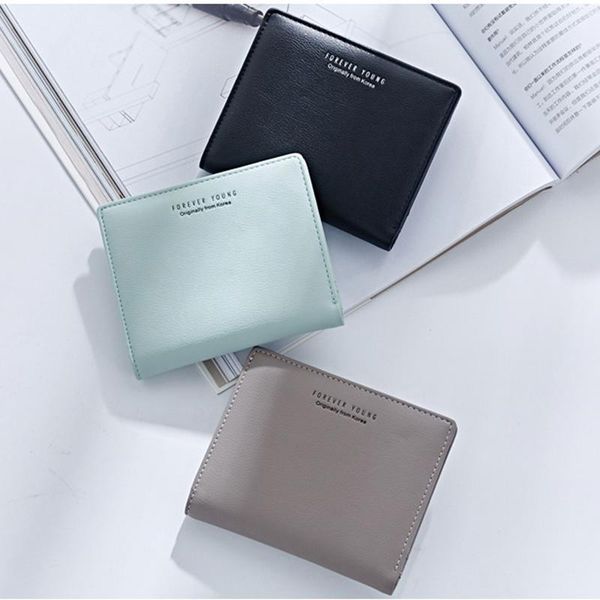 wallets fashion forever young card holder pu leather solid color casual lady zipper money small folding coin, Red;black
wallets fashion forever young card holder pu leather solid color casual lady zipper money small folding coin, Red;black
