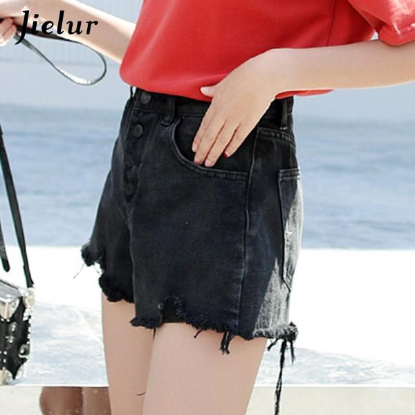 women's jeans casual summer black shorts women fashion high waist scratch denim cool loose button short, Blue
women's jeans casual summer black shorts women fashion high waist scratch denim cool loose button short, Blue