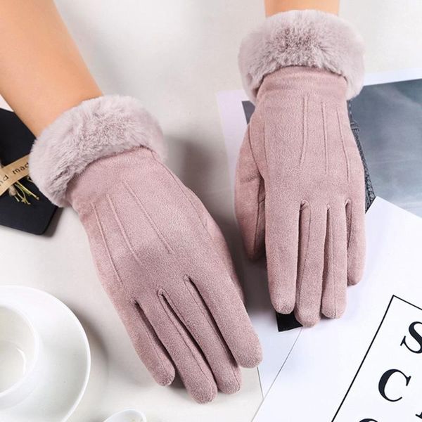 sports gloves women's autumn winter windproof warm plus velvet fluff keep pink apparel guantes de mujer otoño invierno, Black
sports gloves women's autumn winter windproof warm plus velvet fluff keep pink apparel guantes de mujer otoño invierno, Black
