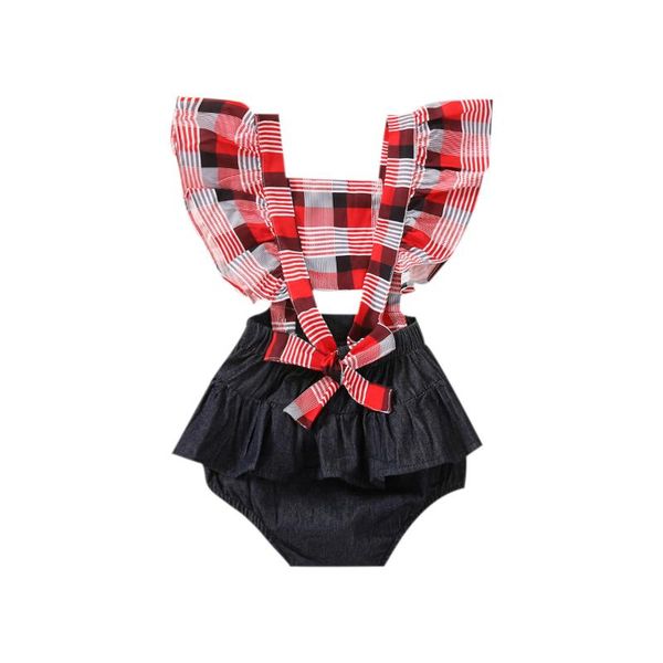 rompers citgeesummer born baby girls plaid patchwork playsuit sleeve square collar bodysuit clothes, Blue
rompers citgeesummer born baby girls plaid patchwork playsuit sleeve square collar bodysuit clothes, Blue