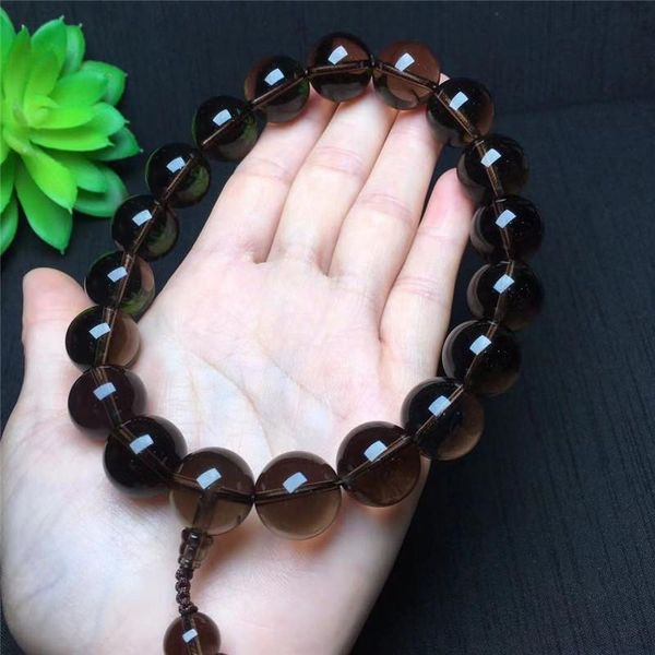 beaded, strands natural brown quartz smoky crystal round beads large size juhachiko bracelets 16 mm, Black
beaded, strands natural brown quartz smoky crystal round beads large size juhachiko bracelets 16 mm, Black