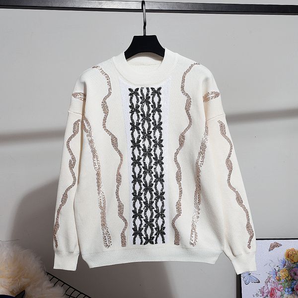 knit suit sequins embroidery sweater + long pants outfits white black knitted tracksuit women two piece set x3mh, Blue
knit suit sequins embroidery sweater + long pants outfits white black knitted tracksuit women two piece set x3mh, Blue