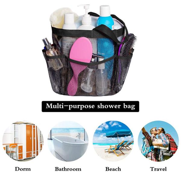storage bags mesh shower bag quick dry tote beach bathroom organizer for containing toiletries drop
storage bags mesh shower bag quick dry tote beach bathroom organizer for containing toiletries drop