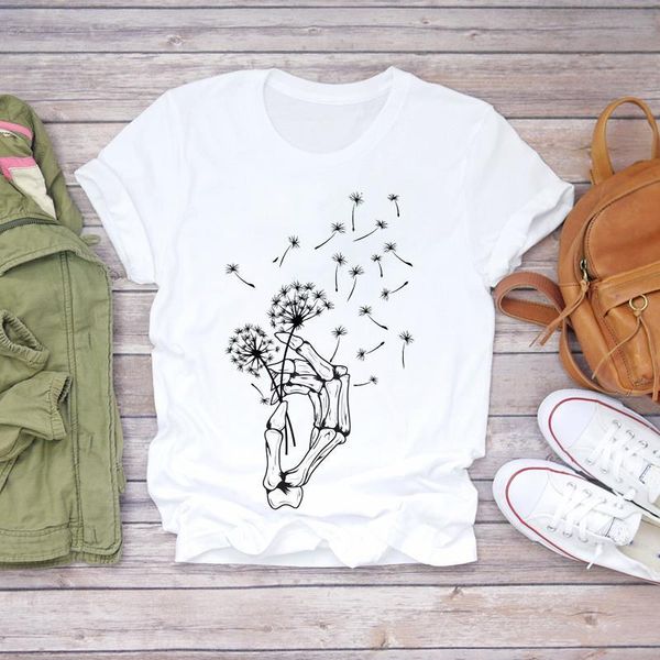women skull dandelion funny 90s halloween fall autumn print lady t-shirts womens graphic t shirt female tee t-shirt, White
women skull dandelion funny 90s halloween fall autumn print lady t-shirts womens graphic t shirt female tee t-shirt, White