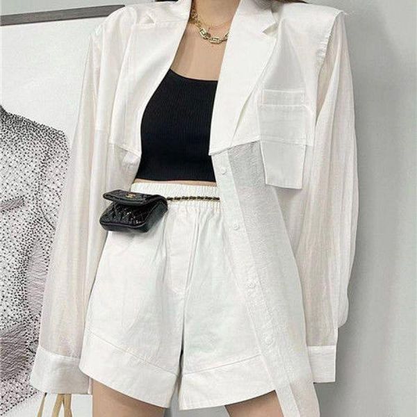 women's jackets sunscreen clothes shirt 2021 summer thin loose coat long sleeve, Black;brown
women's jackets sunscreen clothes shirt 2021 summer thin loose coat long sleeve, Black;brown