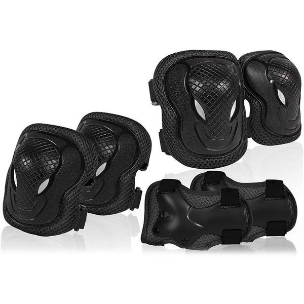 elbow & knee pads 6pcs children skating bike protective gear sets bicycle skateboard ice wrist protector for kids, Black;gray
elbow & knee pads 6pcs children skating bike protective gear sets bicycle skateboard ice wrist protector for kids, Black;gray
