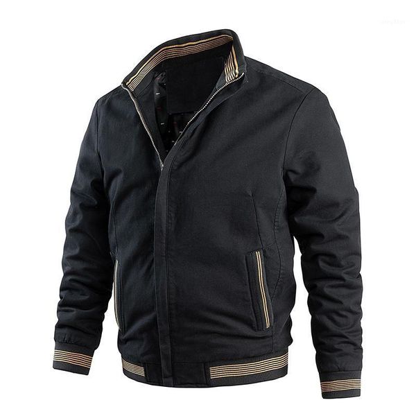 men's jackets solid color baseball jacket casual stand-up collar bomber autumn high-quality slim, Black;brown
men's jackets solid color baseball jacket casual stand-up collar bomber autumn high-quality slim, Black;brown