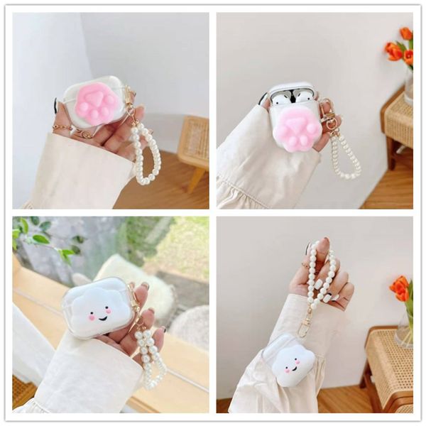 3d cartoon rice ball with pearl keychain pinching cute cat paw silicone earphone case for apple air pods 1 2 case for airpods pro protective
3d cartoon rice ball with pearl keychain pinching cute cat paw silicone earphone case for apple air pods 1 2 case for airpods pro protective