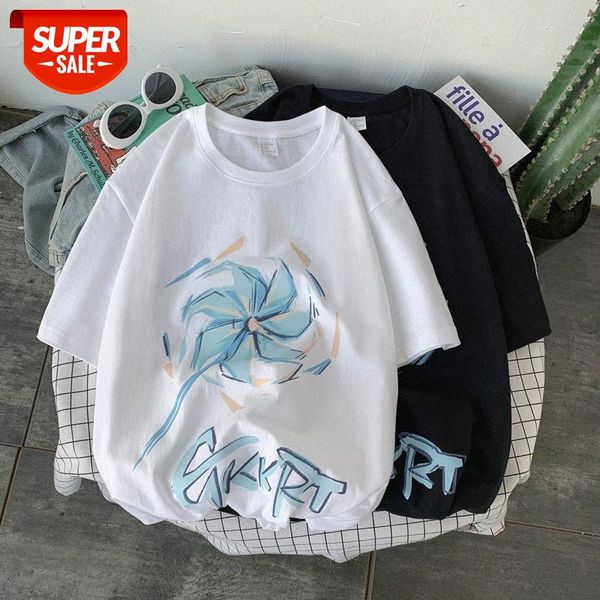 short-sleeved t-shirt men and women hong kong style japanese hip-hop five-point sleeve loose half-sleeved fluid shirt #am3v, White;black
short-sleeved t-shirt men and women hong kong style japanese hip-hop five-point sleeve loose half-sleeved fluid shirt #am3v, White;black
