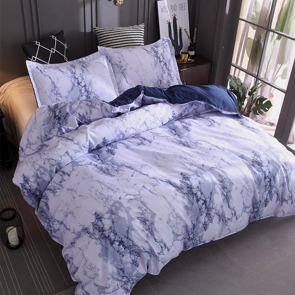bedding set duvet cover 240x220 marble printed quilt cover with pillowcase bed linen single double  bedclothes 
bedding set duvet cover 240x220 marble printed quilt cover with pillowcase bed linen single double  bedclothes