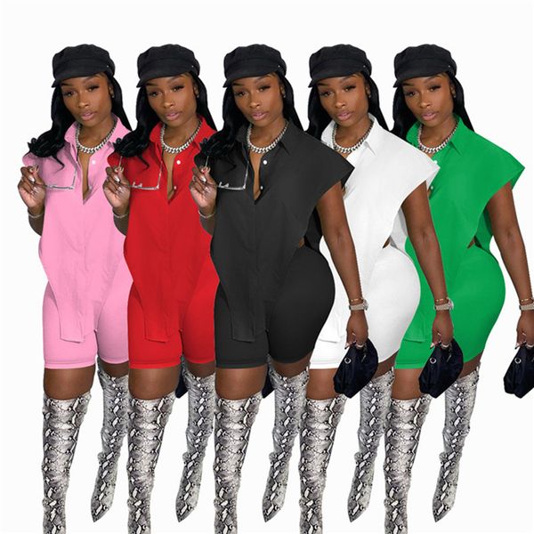 wholesale summer tracksuits women 2 piece set shirts shorts solid sleeveless turn down collar tracksuits bulk 7014, Gray
wholesale summer tracksuits women 2 piece set shirts shorts solid sleeveless turn down collar tracksuits bulk 7014, Gray