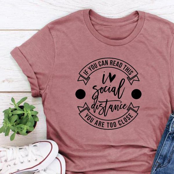 if you can read this i love social distance tshirt women causal graphic shirts cotton t clothes 90s quarantine clothes, White
if you can read this i love social distance tshirt women causal graphic shirts cotton t clothes 90s quarantine clothes, White