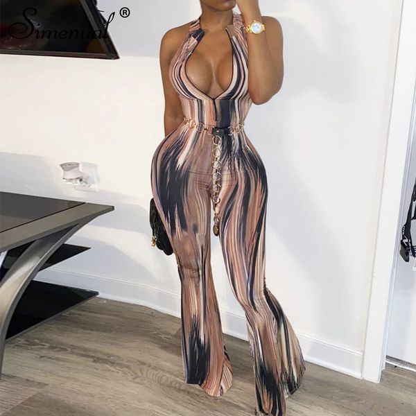 tie dye zipper flare pants jumpsuits women sleeveless fashion skinny bodycon rompers 2021 summer slim jumpsuit, White;black
tie dye zipper flare pants jumpsuits women sleeveless fashion skinny bodycon rompers 2021 summer slim jumpsuit, White;black