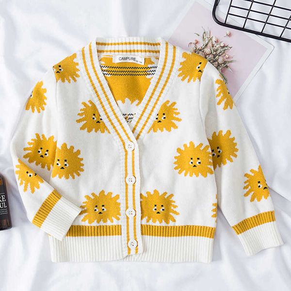 baby v-neck chrysanthemum children clothing boys girls long sleeve knitted kids cardigan coat, Blue
baby v-neck chrysanthemum children clothing boys girls long sleeve knitted kids cardigan coat, Blue