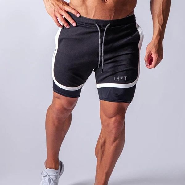 running shorts summer men sports jogging fitness 2 in 1 quick dry mens gym male, Black;blue
running shorts summer men sports jogging fitness 2 in 1 quick dry mens gym male, Black;blue