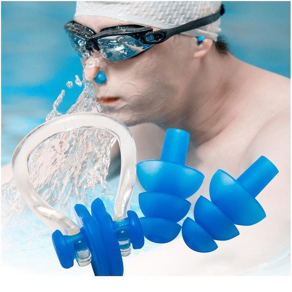 3pcs/set swimming nose clip earplugs set waterproof soft sile surf diving swimming pool accessories for adults and jllgkx
3pcs/set swimming nose clip earplugs set waterproof soft sile surf diving swimming pool accessories for adults and jllgkx