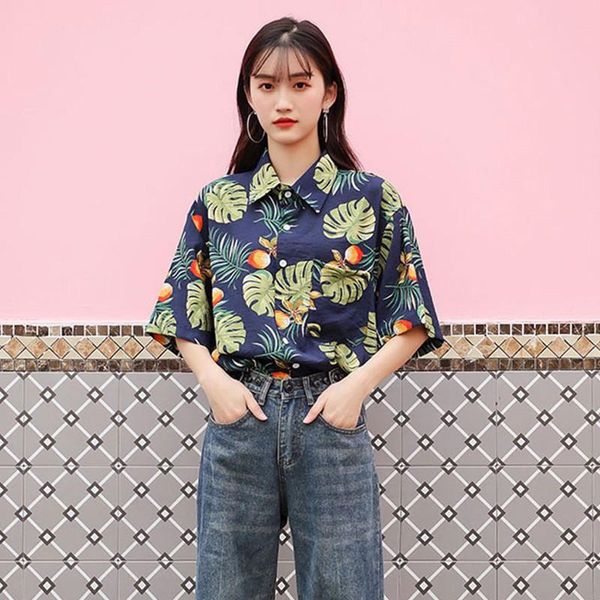 women's blouses & shirts 2021 summer holiday couple blouse women casual printed turn-down collar hawaiian style short sleeve loose butt, White
women's blouses & shirts 2021 summer holiday couple blouse women casual printed turn-down collar hawaiian style short sleeve loose butt, White