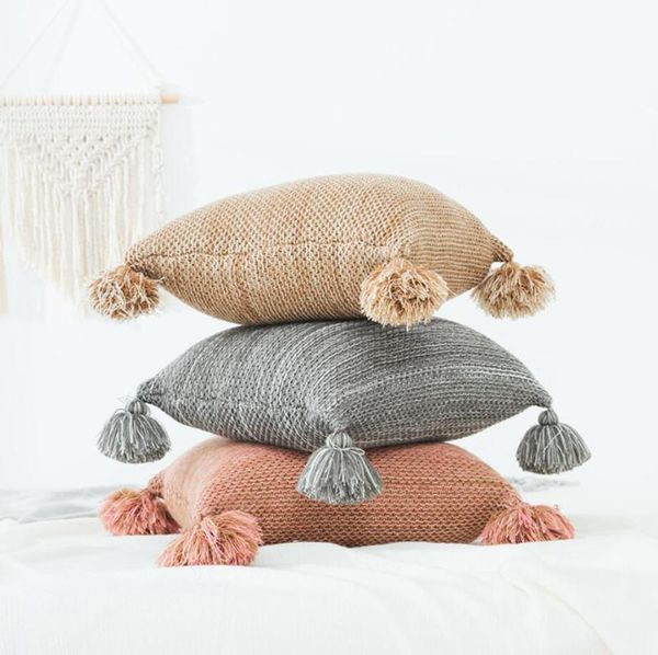 cushion/decorative pillow nordic handmade knitted fringe solid sofa creative po graps with tassels knot for home car cushion decor
cushion/decorative pillow nordic handmade knitted fringe solid sofa creative po graps with tassels knot for home car cushion decor