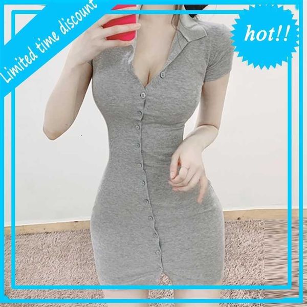 summer 2021 fall casual knit sheet mini dresses women solid v-neck breast button short mouwen bodycon dress, Black
summer 2021 fall casual knit sheet mini dresses women solid v-neck breast button short mouwen bodycon dress, Black