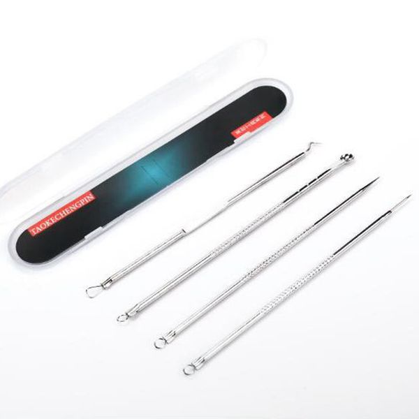 4pcs/set stainless steel acne removal needles pimple blackhead remover tools spoon face skin care tools facial pore cleaner
4pcs/set stainless steel acne removal needles pimple blackhead remover tools spoon face skin care tools facial pore cleaner