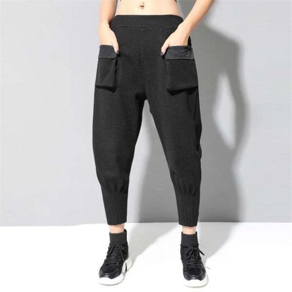 women's pants & capris autumn winter loose casual harem woolen plush warm cropped elastic large pocket pleated cuffs trousers, Black;white
women's pants & capris autumn winter loose casual harem woolen plush warm cropped elastic large pocket pleated cuffs trousers, Black;white