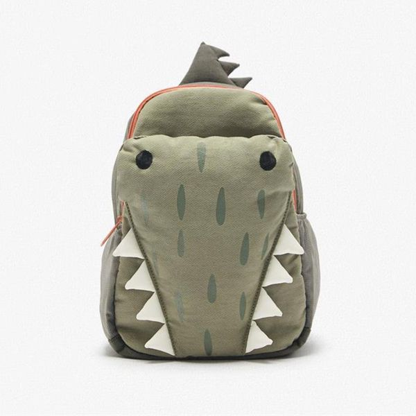 backpack boy girl school bag personality cute three-dimensional green small crocodile student purse 
backpack boy girl school bag personality cute three-dimensional green small crocodile student purse