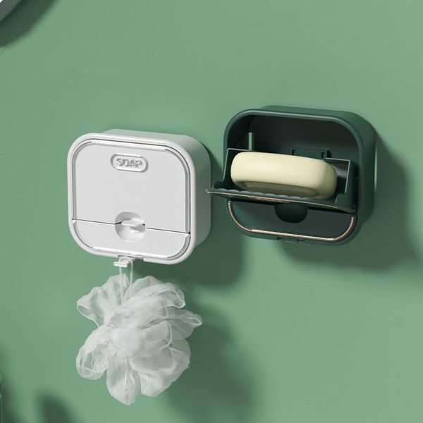 soap dishes creative shelf home box non-perforated wall-mounted double-decker draining flip-put bathroom storage
soap dishes creative shelf home box non-perforated wall-mounted double-decker draining flip-put bathroom storage