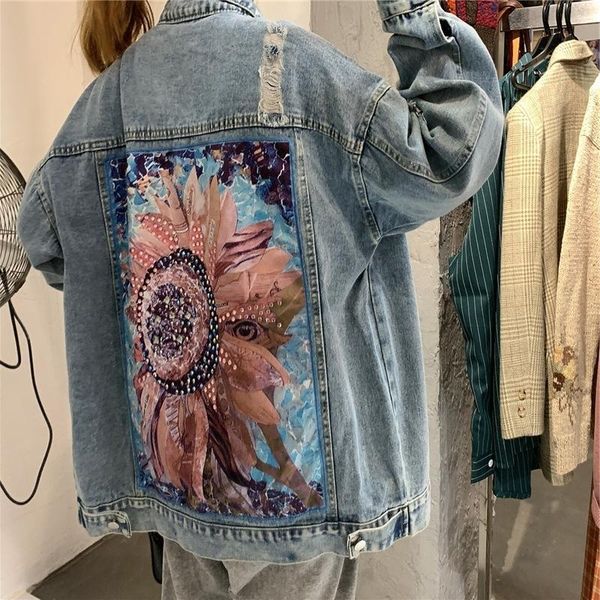 women's jackets south korea autumn hole denim coat women loose korean bf versatile hong kong style jacket fashion, Black;brown
women's jackets south korea autumn hole denim coat women loose korean bf versatile hong kong style jacket fashion, Black;brown