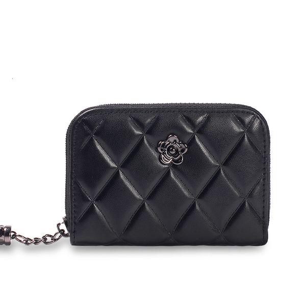 2021 classic lingge leather short women's wallet zero tassel zipper small fragrance, Red;black
2021 classic lingge leather short women's wallet zero tassel zipper small fragrance, Red;black