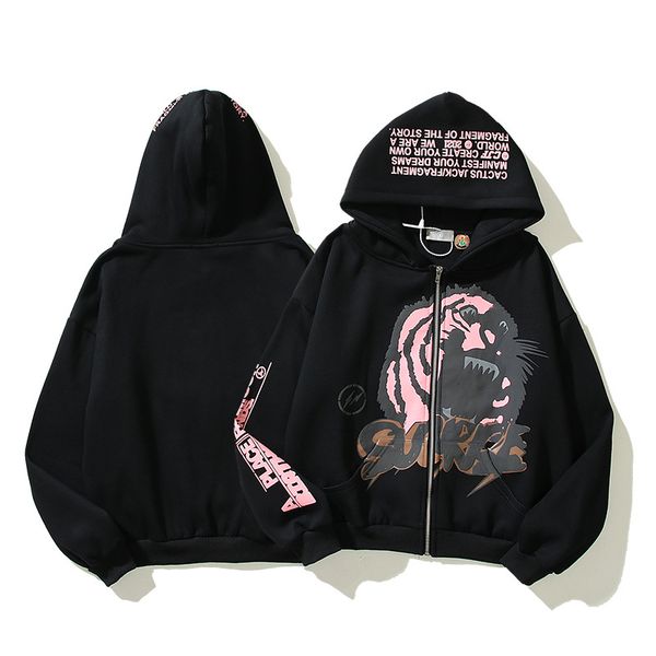 travis scott letter print tinger foam zipper hooded hoodie mens and womens harajuku hip hop loose tech fleece hoodie, Black
travis scott letter print tinger foam zipper hooded hoodie mens and womens harajuku hip hop loose tech fleece hoodie, Black