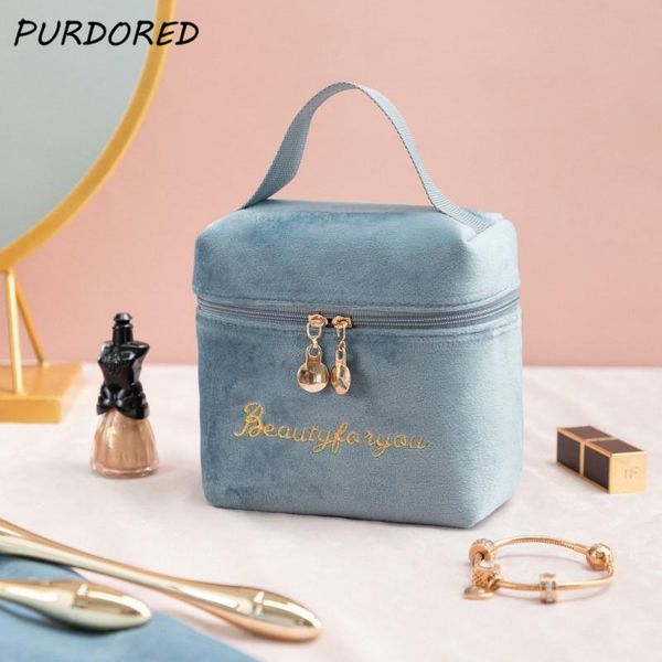 cosmetic bags & cases purdored 1 pc vintage women bag soft velvet makeup organizer solid color female travel make up pouch beauty case
cosmetic bags & cases purdored 1 pc vintage women bag soft velvet makeup organizer solid color female travel make up pouch beauty case