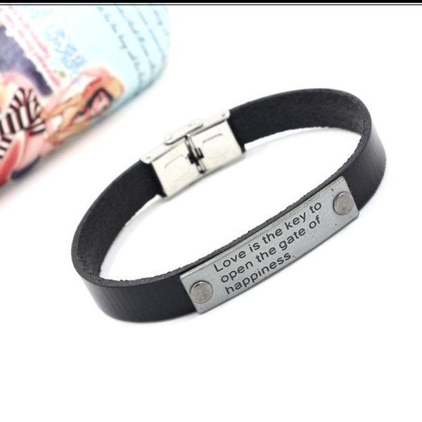 eif dock id bracelets for men women love is key to open the gate of happiness nameplate bracelet 2020 punk co jllwqf 
eif dock id bracelets for men women love is key to open the gate of happiness nameplate bracelet 2020 punk co jllwqf