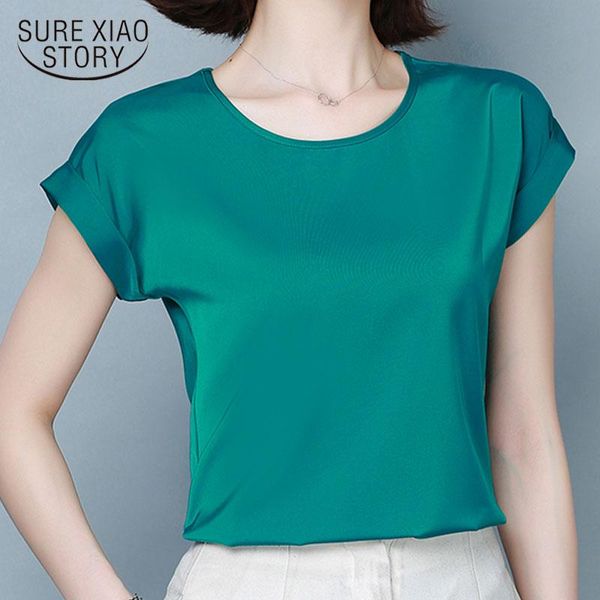 women blouse 2021 fashion summer casual silk shirts women solid satin blouse shirt party girls blusas femininas 9498, White
women blouse 2021 fashion summer casual silk shirts women solid satin blouse shirt party girls blusas femininas 9498, White