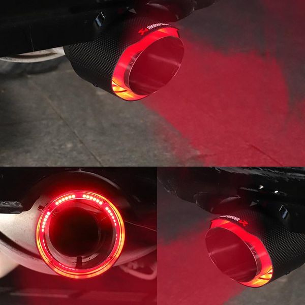 manifold & parts currency carbon fiber car exhaust muffler pipe tip with red led blue ledlight modified single tail throat automobile fashio
manifold & parts currency carbon fiber car exhaust muffler pipe tip with red led blue ledlight modified single tail throat automobile fashio