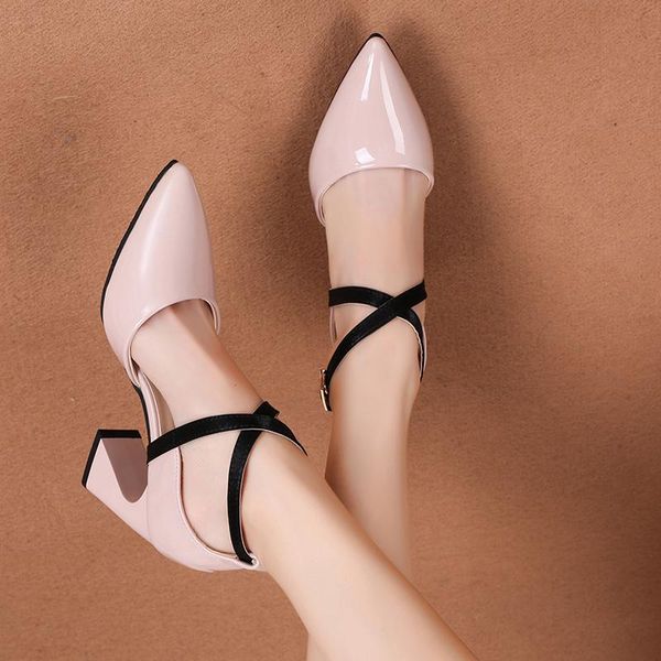 dress shoes 2021 spring explosion women's heeled comfortable shaped heel pure color simple elegance dating office women u22-82, Black
dress shoes 2021 spring explosion women's heeled comfortable shaped heel pure color simple elegance dating office women u22-82, Black