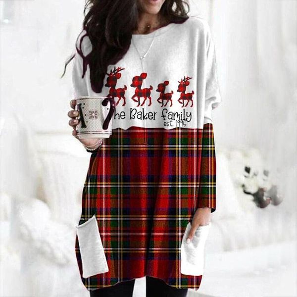 oversize sudadera larga sweatshirt women's christmas clothes color matching print long-sleeved sweatshirt casual blouse 5xl, White;red
oversize sudadera larga sweatshirt women's christmas clothes color matching print long-sleeved sweatshirt casual blouse 5xl, White;red