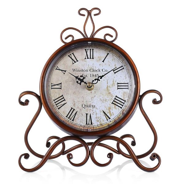 desk & table clocks european style retro wrought iron craft clock home decor bronze gold mute handicraft vintage creative alarm
desk & table clocks european style retro wrought iron craft clock home decor bronze gold mute handicraft vintage creative alarm
